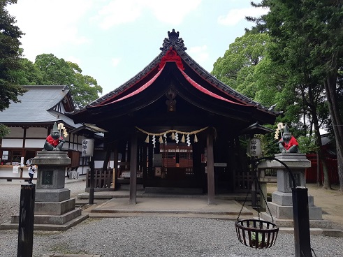 日吉神社の拝殿