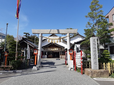 尾張猿田彦神社の境内