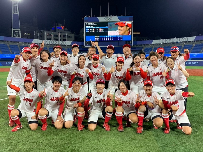 東京五輪女子ソフトボール日本代表選手達